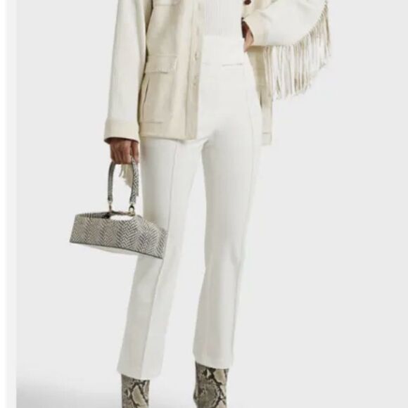 Veronica Beard Jupiter Pants Off White Size 14 NWT $358 - Picture 4 of 13